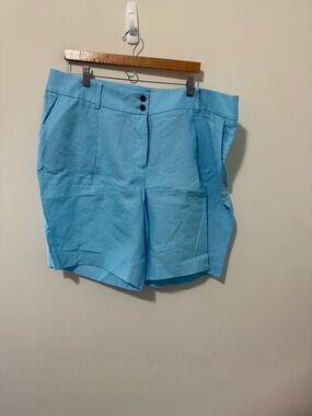 Talbots Light Blue Tailored Bermuda Shorts